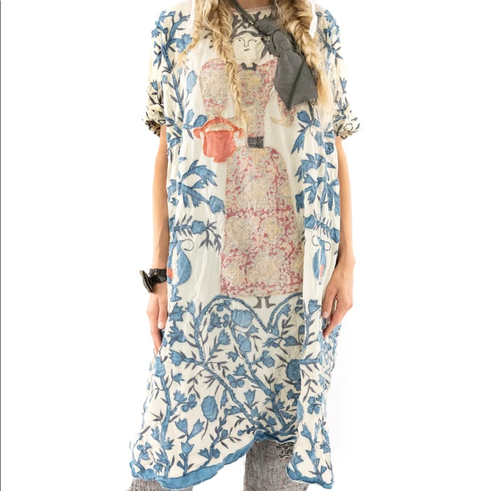 ✈️ Magnolia Pearl Nilys Artist Smock Dress - Picture 4 of 14